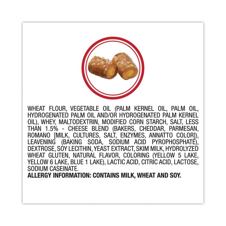 MARS, . Baked Snacks, 1.8 oz Bag, Cheddar Cheese Pretzel, 18 Bags/Carton (GRR20900409) thumbnail 4