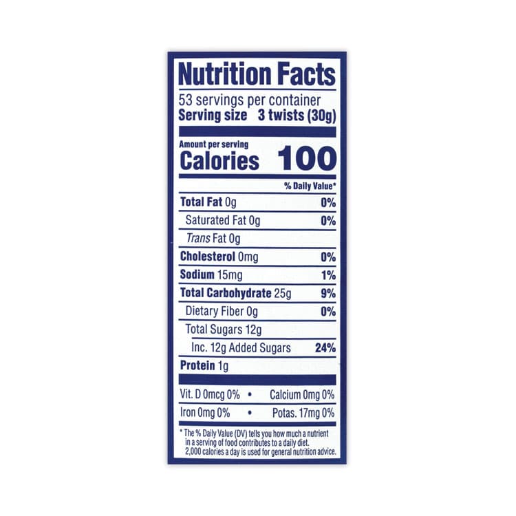 AMERICAN LICORICE COMPANY Original Red Twists, 3.5 lb Tub (GRR20906016) thumbnail 4