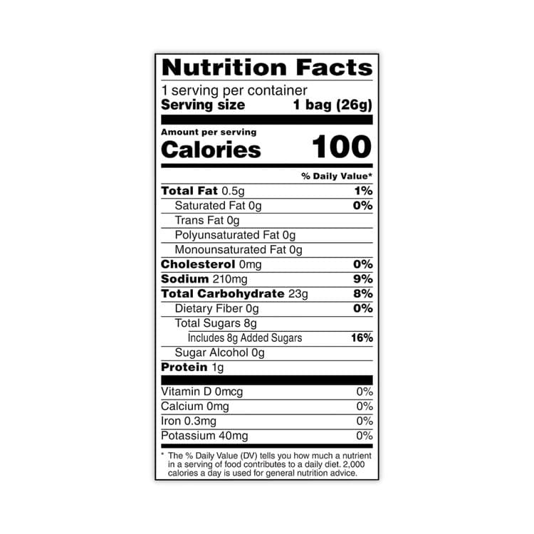QUAKER OATS COMPANY Rice Crisps, Caramel, 0.91 oz Bag, 60 Bags/Carton (GRR29500052) thumbnail 3