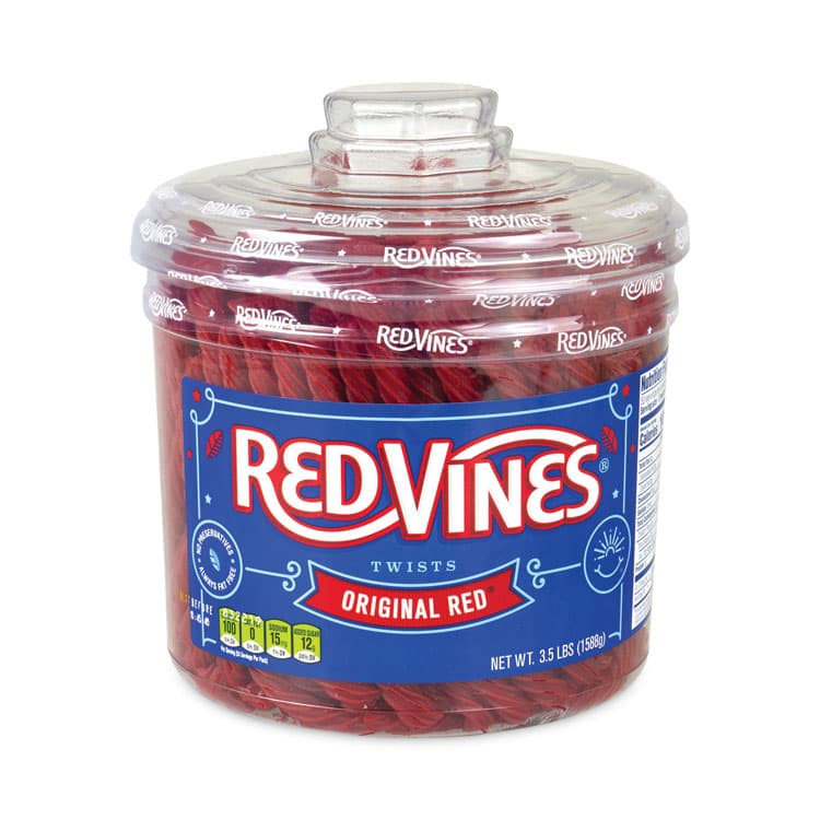AMERICAN LICORICE COMPANY Original Red Twists, 3.5 lb Tub (GRR20906016) thumbnail 2