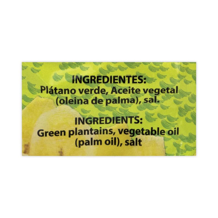BARBERI INTERNATIONAL, Platanitos Plantain Chips, 2.5 oz/Pack, 30 Packs/Carton (GRR20902612) thumbnail 4