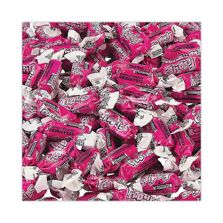 TOOTSIE ROLL INDUSTRIES Frooties, Strawberry, 38.8 oz Bag, 360 Pieces/Bag (GRR20900090) thumbnail 3