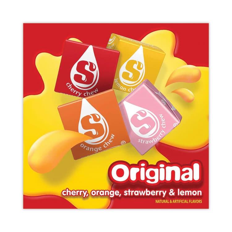 THE WRIGLEY COMPANY Original Fruit Chews, Cherry; Lemon; Orange; Strawberry, 50 oz Bag (SBR28086) thumbnail 4