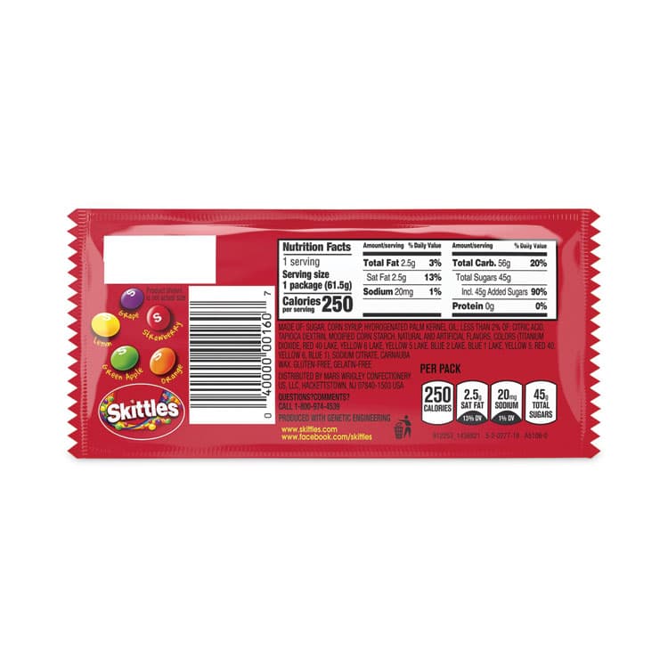 MARS, . Chewy Candy, Original, 2.17 oz Bag, 36 Bags/Carton (GRR20900148) thumbnail 2