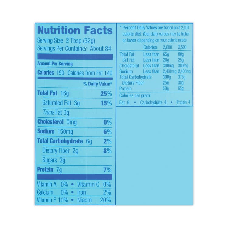 HORMEL FOODS, LLC Creamy Peanut Butter, 48 oz Jar, 2/Pack (GRR22000483) thumbnail 4