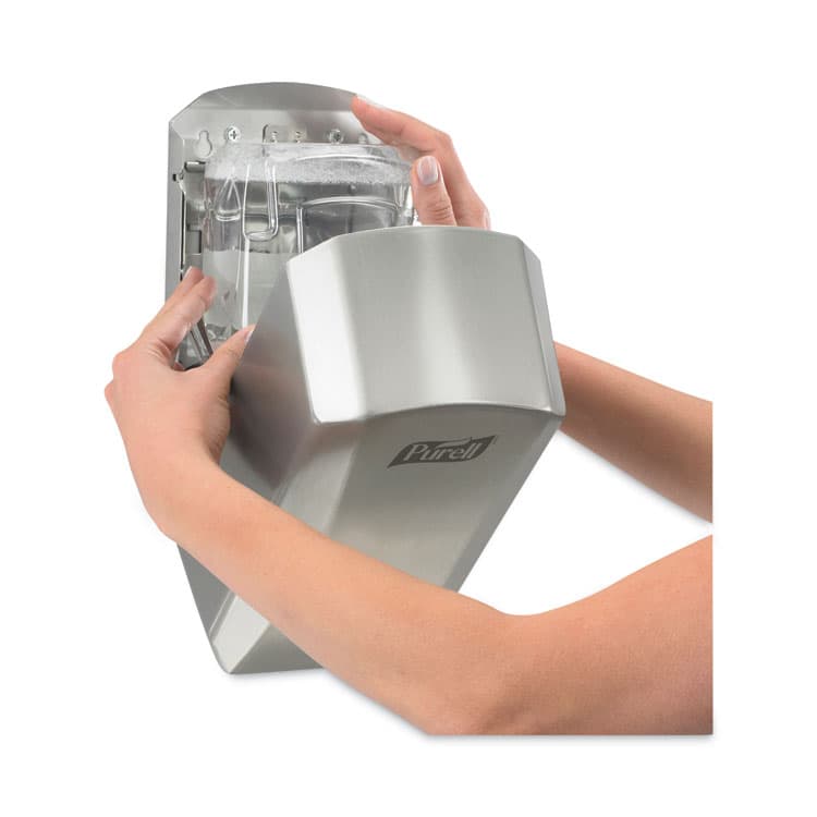 GO-JO INDUSTRIES LTX Behavioral Health Dispenser, 1,200 mL, 6.54 x 4.1 x 11.22, Stainless Steel (GOJ192601CT) thumbnail 3