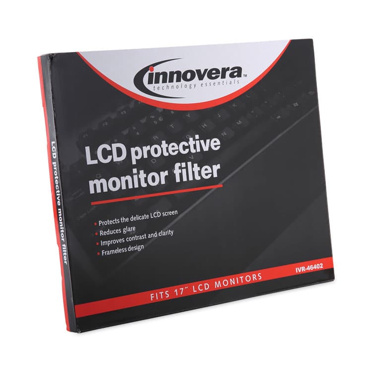 INNOVERA Protective Antiglare LCD Monitor Filter for 17" to 18" Flat Panel Monitor (IVR46402) thumbnail 2