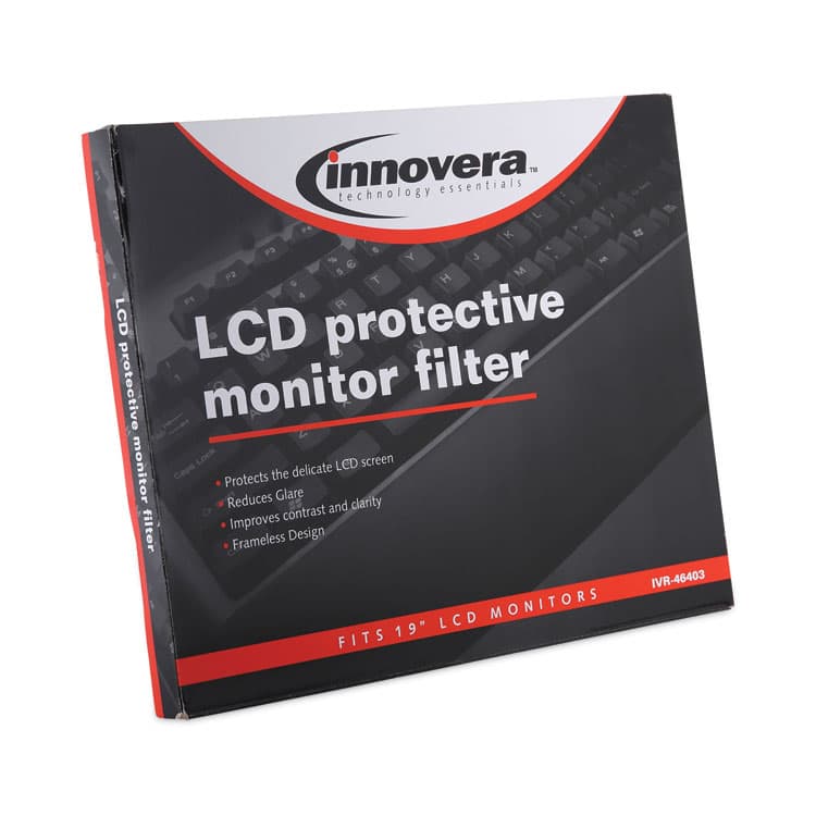 INNOVERA Protective Antiglare LCD Monitor Filter for 19" Flat Panel Monitor (IVR46403) thumbnail 2