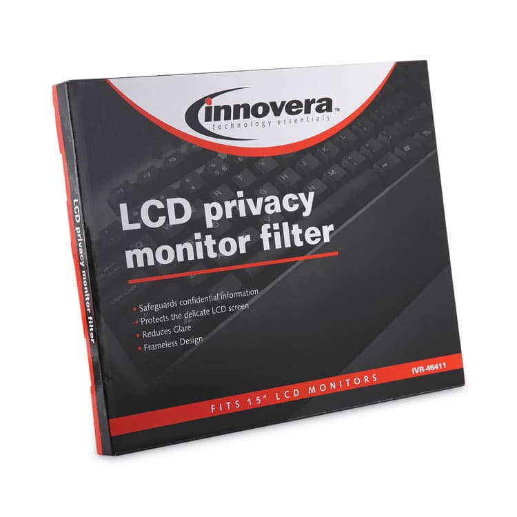 INNOVERA Premium Antiglare Blur Privacy Monitor Filter for 15" Flat Panel Monitor (IVR46411) thumbnail 2