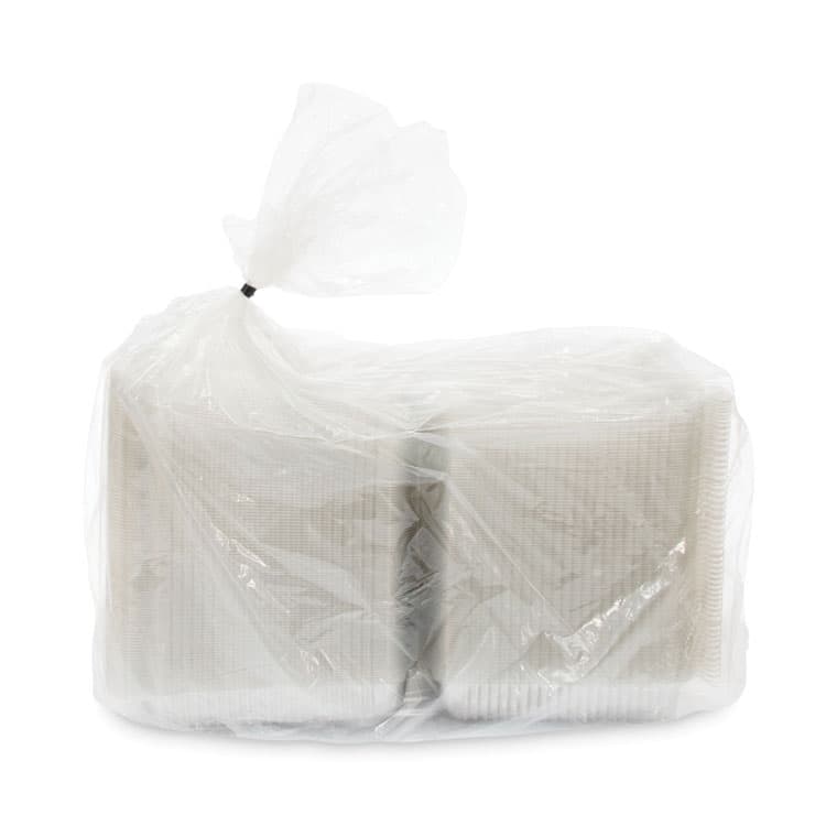 DART StayLock Clear Hinged Lid Containers, 8.6 x 9 x 3, Clear, Plastic, 200/Carton (DCCPET55UT1) thumbnail 3