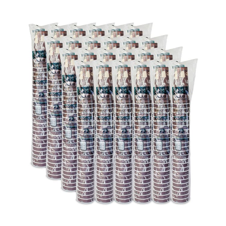 DART Thermoguard Insulated Paper Hot Cups, 24 oz, Steam Print Design, 600/Carton (DCCDWTG24ST) thumbnail 4