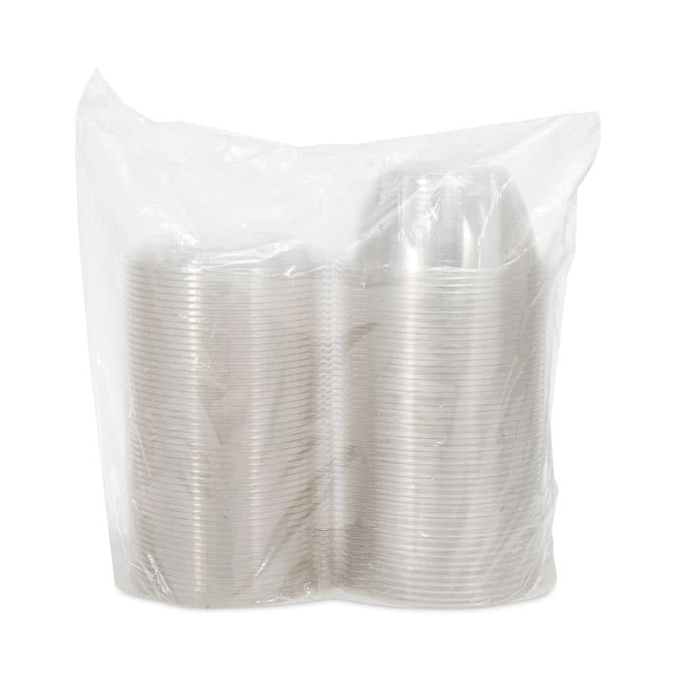 DART SafeSeal Tamper-Resistant, Tamper-Evident Bowls with Dome Lid, 32 oz, 7" Diameter x 3.4" h, Clear, Plastic, 150/Carton (DCCCTR32BD) thumbnail 3