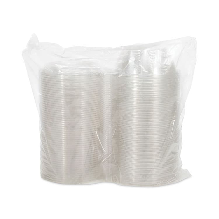 DART SafeSeal Tamper-Resistant, Tamper-Evident Bowls with Dome Lid, 24 oz, 7" Diameter x 3.1" h, Clear, Plastic, 150/Carton (DCCCTR24BD) thumbnail 3