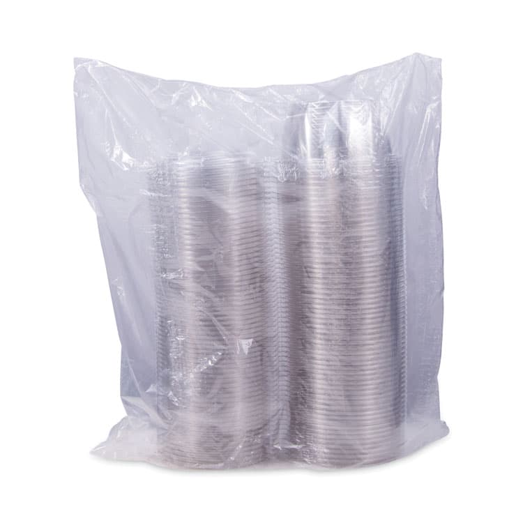 DART SafeSeal Tamper-Resistant, Tamper-Evident Bowls with Flat Lid, 16 oz, 5.5" Diameter x 2.7" h, Clear, Plastic, 240/Carton (DCCCTR16BF) thumbnail 3