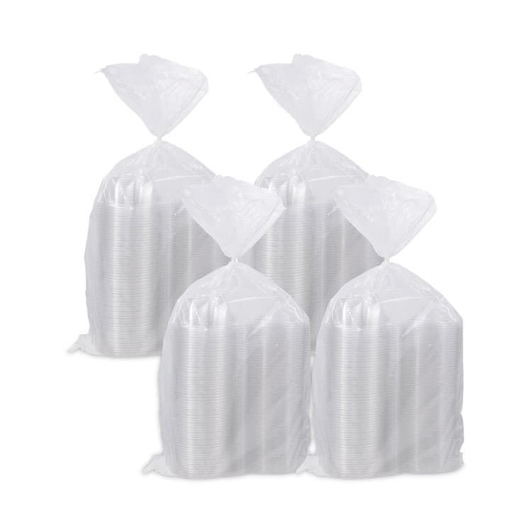 DART SafeSeal Tamper-Resistant, Tamper-Evident Bowls with Dome Lid, 12 oz, 5.5" Diameter x 2.6" h, Clear, Plastic, 240/Carton (DCCCTR12BD) thumbnail 4