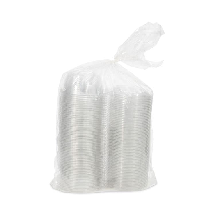 DART SafeSeal Tamper-Resistant, Tamper-Evident Bowls with Dome Lid, 8 oz, 5.5" Diameter x 2.1" h, Clear, Plastic, 240/Carton (DCCCTR8BD) thumbnail 3