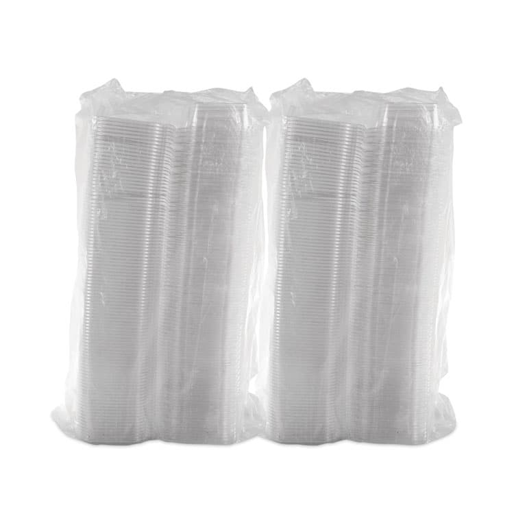 DART ClearPac SafeSeal Tamper-Resistant, Tamper-Evident Containers, Tall, Flat Lid, 20 oz, Clear, Plastic, 200/Carton (DCCCH20TF) thumbnail 4