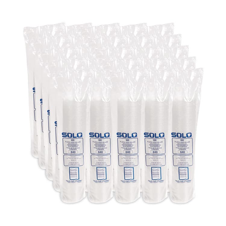 DART Non-Vented Cup Lids, Fits 12 oz Cold Cups, Plastic, Clear, 2,500/Carton (DCC640TP) thumbnail 4