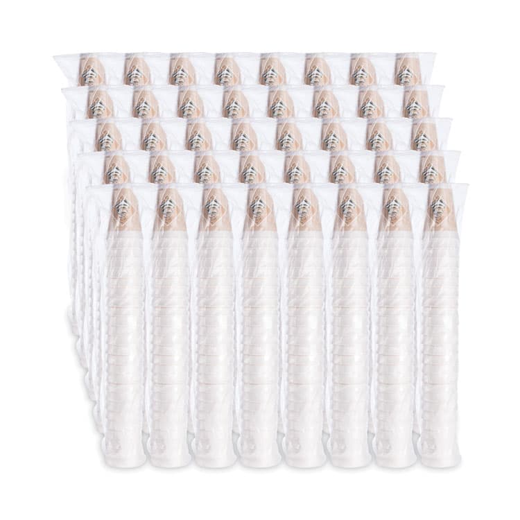 DART Cafe G Foam Hot/Cold Cups, 16 oz, Brown/Green/White, 1,000/Carton (DCC16X16G167318) thumbnail 4