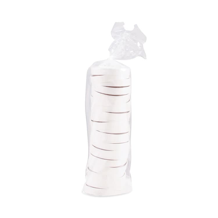 DART Paper Lids for Food Containers, For 16 oz Containers, Vented, 3.9" Diameter x 0.9" h, White, 25/Bag, 20 Bags/Carton (SCCCH16A) thumbnail 3