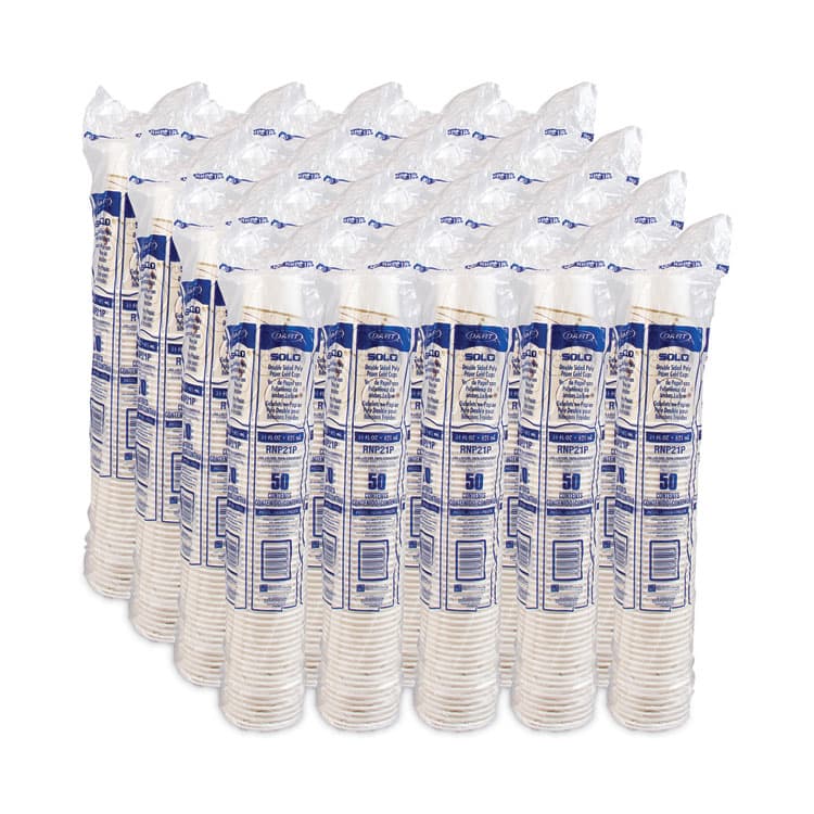 DART Double Sided Poly Paper Cold Cups, 21 oz, Symphony Design, 50/Pack, 20 Packs/Carton (SCCRNP21PSYM) thumbnail 3