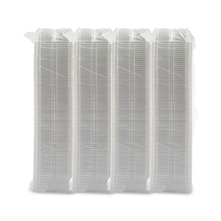 DART TamperGuard Snack Boxes, 4 Compartments, 6.3 x 6.3 x 2.6, Clear, Plastic, 300/Carton (DCCSBTG4) thumbnail 4