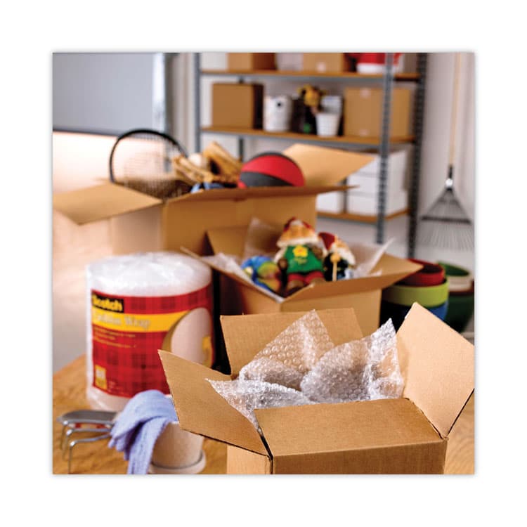 3M/COMMERCIAL TAPE DIV. Greener Commercial Grade Packaging Tape with Dispenser, 1.5" Core, 1.88" x 58.33 ft, Clear (MMM175G) thumbnail 4