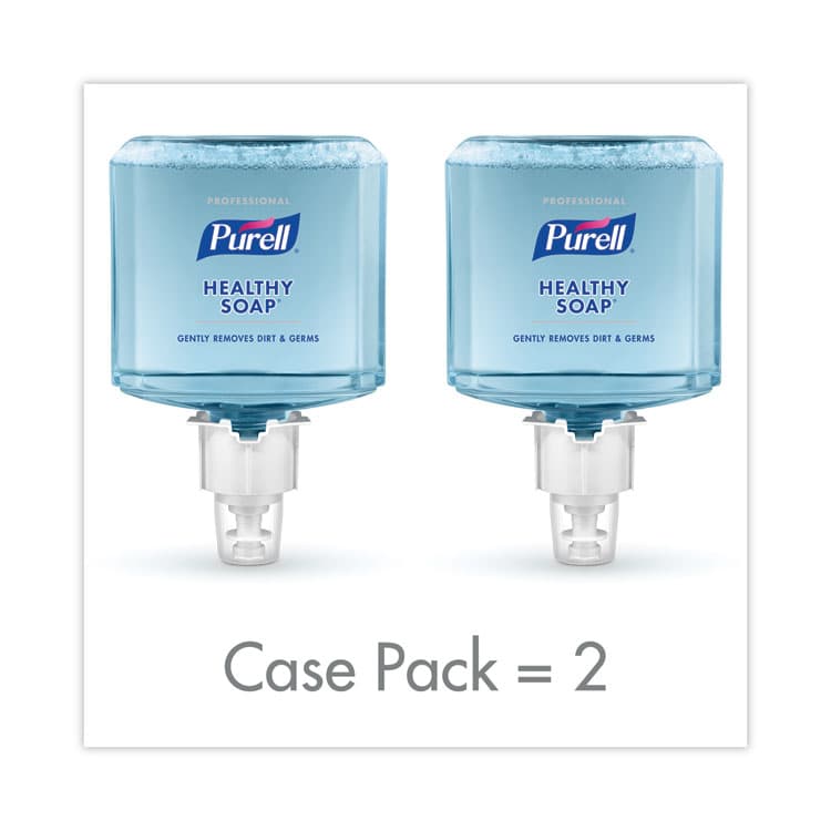 GO-JO INDUSTRIES Healthcare HEALTHY SOAP Ultramild Foam Refill, For ES4 Dispensers, Clean and Fresh Scent, 1,200 mL, 2/Carton (GOJ507502) thumbnail 3