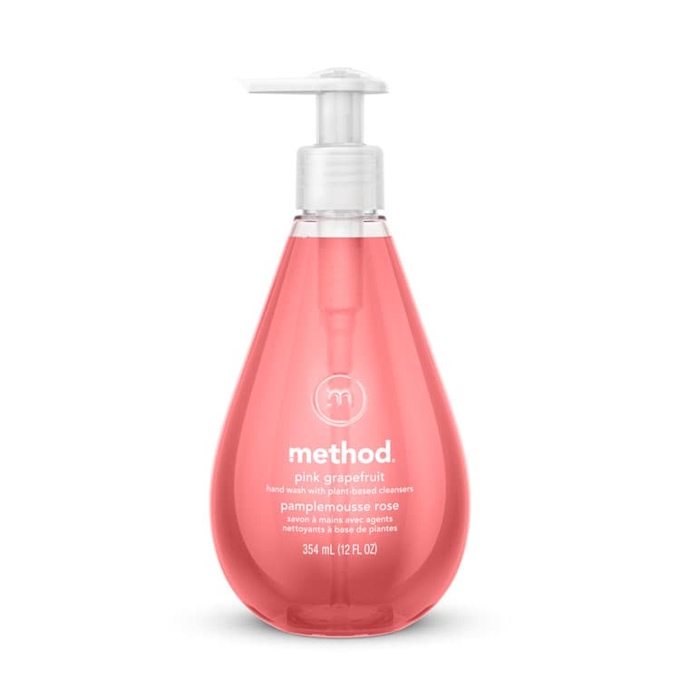 METHOD PRODUCTS . Gel Hand Wash, Pink Grapefruit Scent, 12 oz (MTH00039)