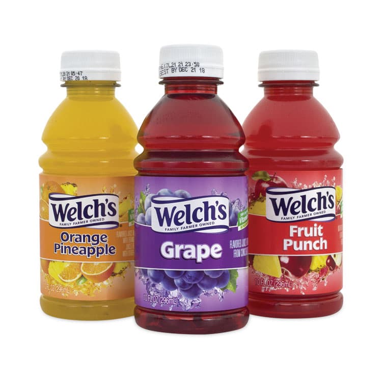 DR PEPPER SNAPPLE GROUP, . Fruit Juice Variety Pack, Fruit Punch, Grape, and Orange Pineapple, 10 oz Bottles, 24/Carton (GRR90000105)