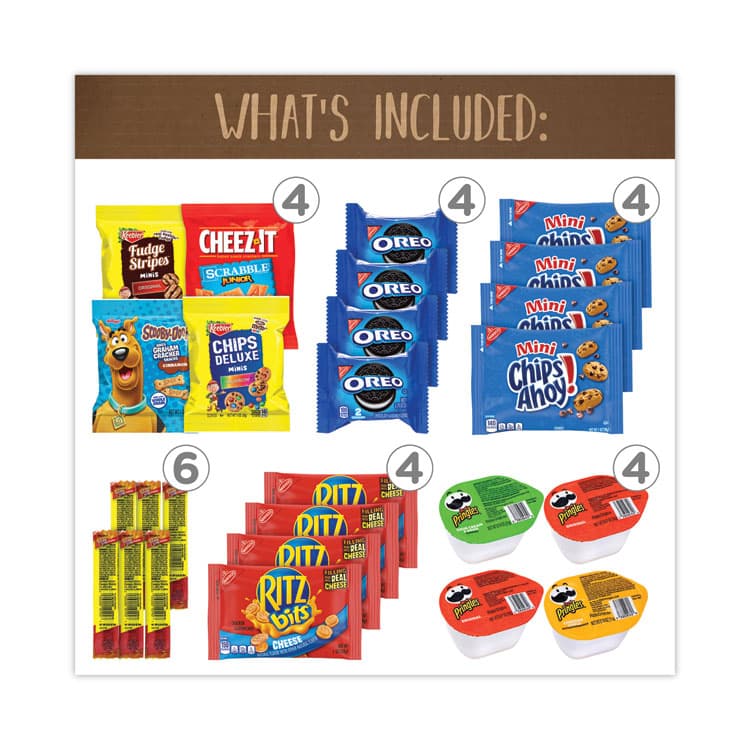 SNACK BOX PROS Quarantine Snack Box, 42 Assorted Snacks/Box, 5 lb Box (GRR70000085) thumbnail 4