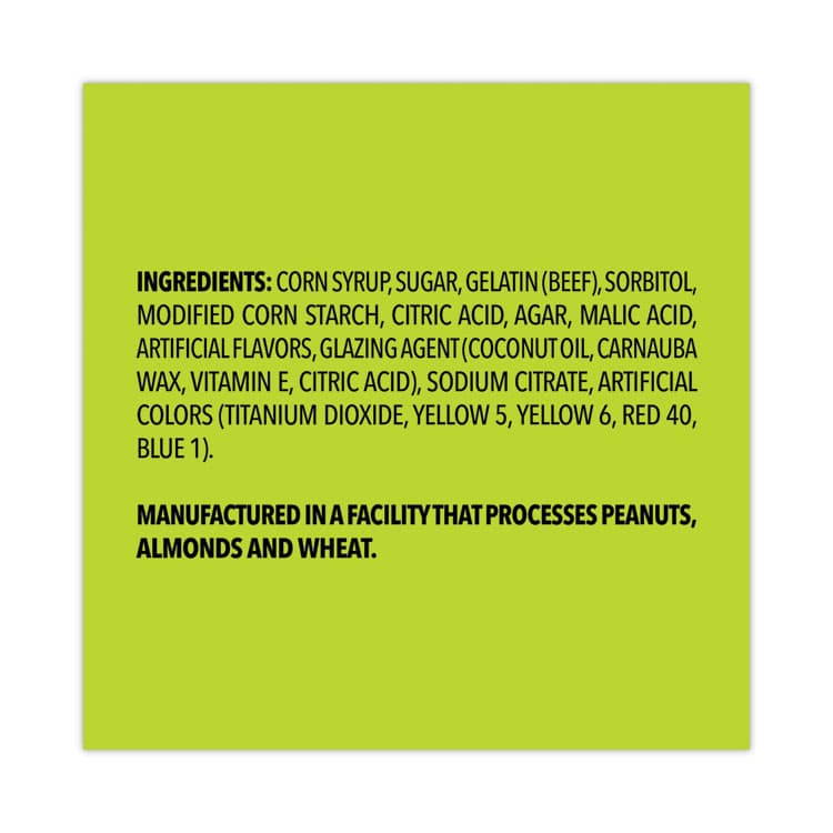 FRANKFORD CANDY, LLC SpongeBob Squarepants Giant Krabby Patties Gummy Candy, 0.63 oz Pack, 36/Carton (GRR2500006) thumbnail 3