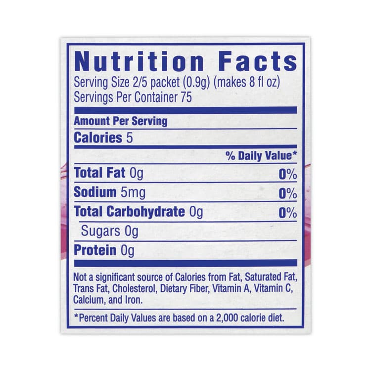 KRAFT FOODS, On-The-Go Sugar-Free Drink Mix, Raspberry Ice, 0.08 oz Single-Serving Tube, 30/Pk, 2 Packs/Carton (GRR30700152) thumbnail 3