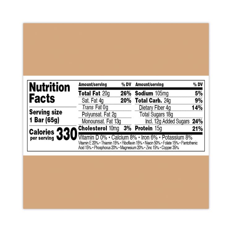 PERFECT SNACKS Refrigerated Protein Bar, Dark Chocolate Peanut Butter with Sea Salt, 2.3 oz Bar, 16/Carton (GRR30700247) thumbnail 3