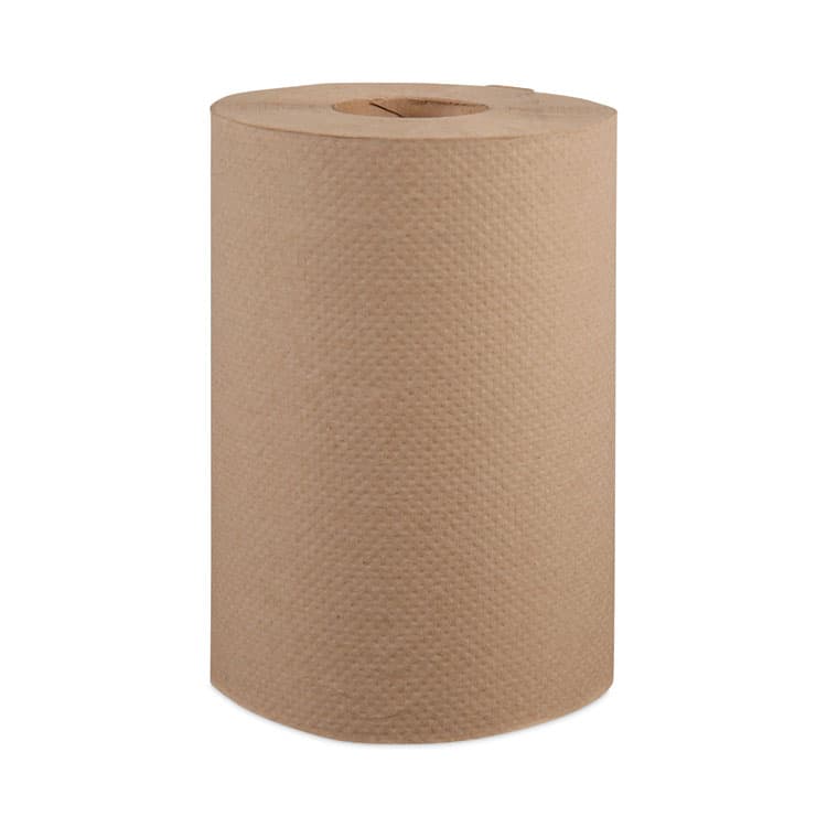 WINDSOFT Hardwound Roll Towels, 1-Ply, 8" x 350 ft, Natural, 12 Rolls/Carton (WIN108)