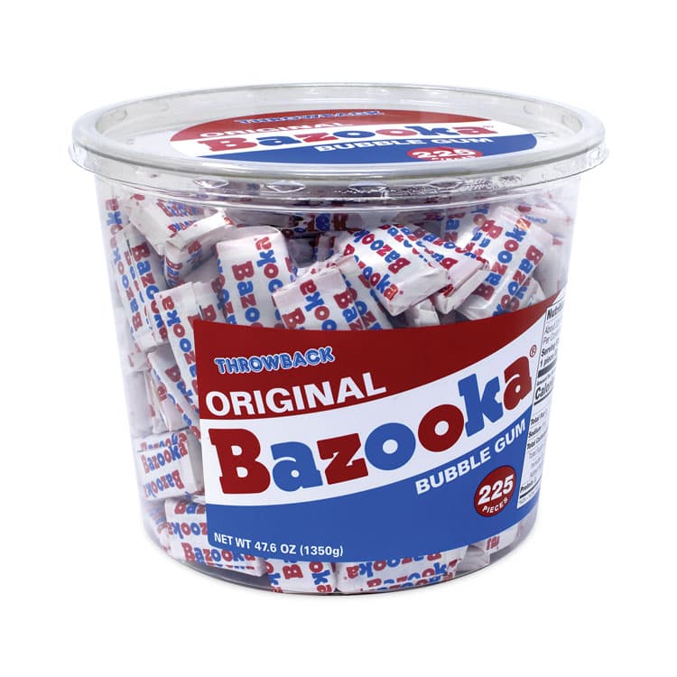 THE TOPPS COMPANY Original Bubble Gum Tub, 47.6 oz Tub, 225 Pieces (GRR20900351) thumbnail 2