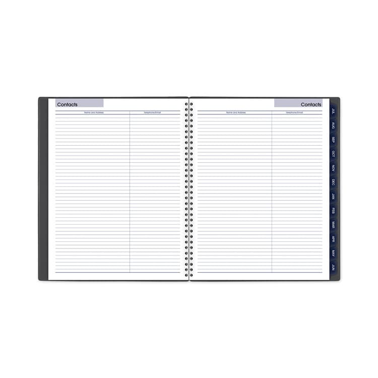 AT-A-GLANCE DayMinder Academic Monthly Desktop Planner, Twin-Wire Binding, 11 x 8.5, Charcoal Cover, 12-Month (July to June): 2025-2026 (AAGAYC47045) thumbnail 2