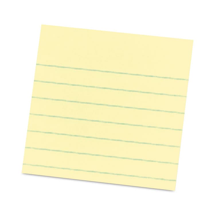3M/COMMERCIAL TAPE DIV. Original Canary Yellow Pop-up Refill, Note Ruled, 3" x 3", Canary Yellow, 100 Sheets/Pad, 6 Pads/Pack (MMMR335YW) thumbnail 4
