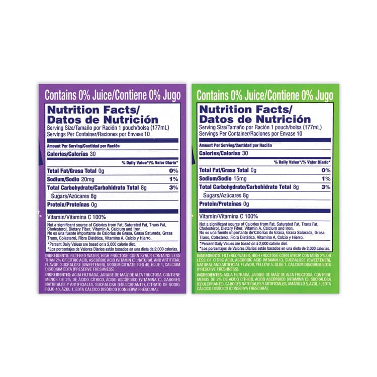 KRAFT FOODS, Jammers Juice Pouch Variety Pack, 6 oz Pouch, 40/Carton (GRR22000775) thumbnail 2