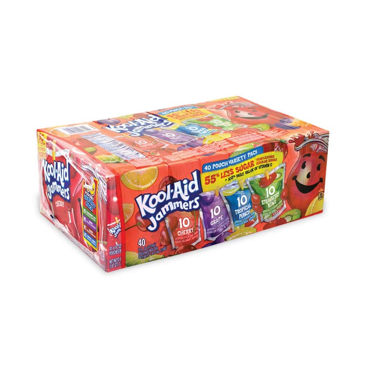 KRAFT FOODS, Jammers Juice Pouch Variety Pack, 6 oz Pouch, 40/Carton (GRR22000775) thumbnail 4