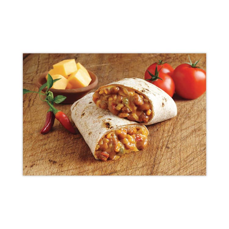 AMY'S KITCHEN, Cheddar Cheese, Bean and Rice Burrito, 6 oz Pouch, 4/Carton (GRR90300142) thumbnail 4