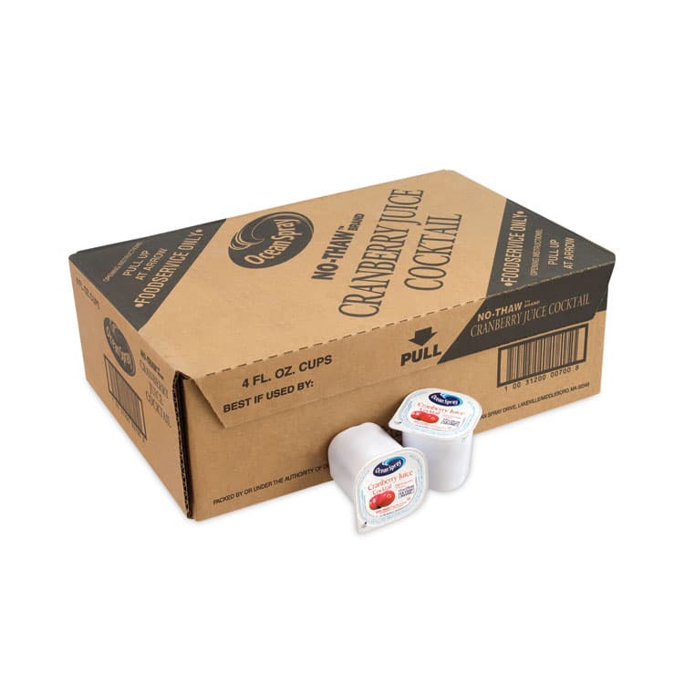 OCEAN SPRAY Cranberry Juice Drink, Cranberry, 4 oz Cup, 48/Carton (GRR30700003) thumbnail 2