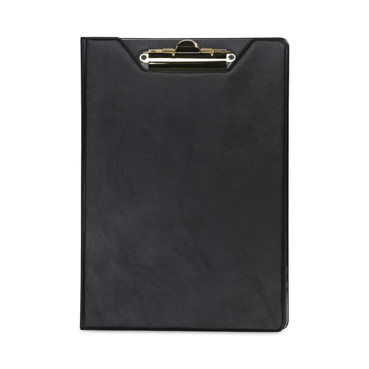 SAMSILL CORPORATION Value Padfolio, Heavyweight Sealed Vinyl, Brass Clip, Inside Front Pocket, Black (SAM71410) thumbnail 2