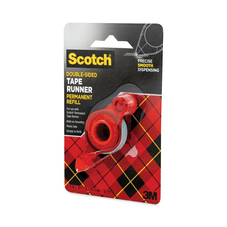 3M/COMMERCIAL TAPE DIV. Refill for the Redesigned Scotch 6055 Tape Runner Dispenser, 0.31" x 49 ft, Dries Clear (MMM6055R) thumbnail 3