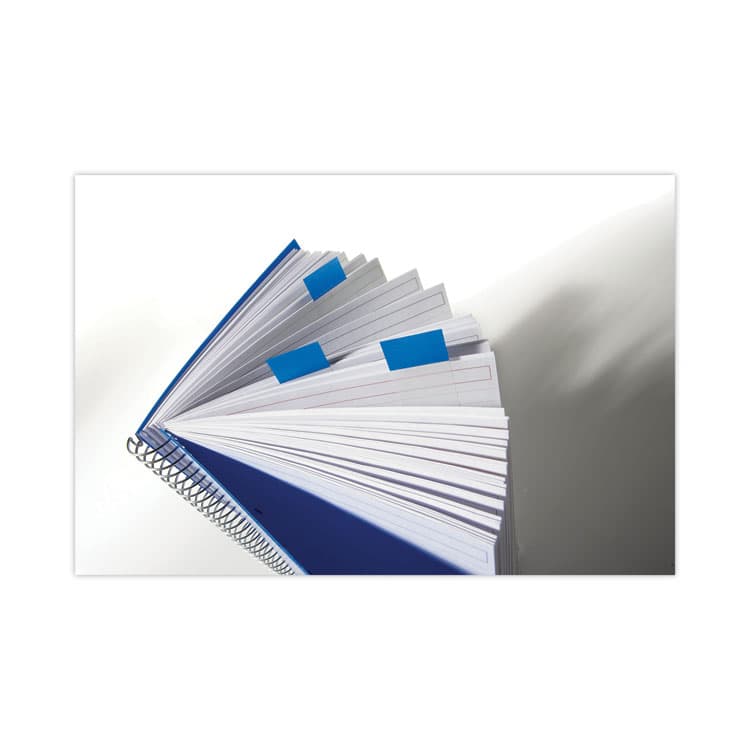 3M/COMMERCIAL TAPE DIV. Page Flags in Desk Grip Dispenser, 1 x 1.75, Blue, 200/Dispenser (MMM680HVBE) thumbnail 4