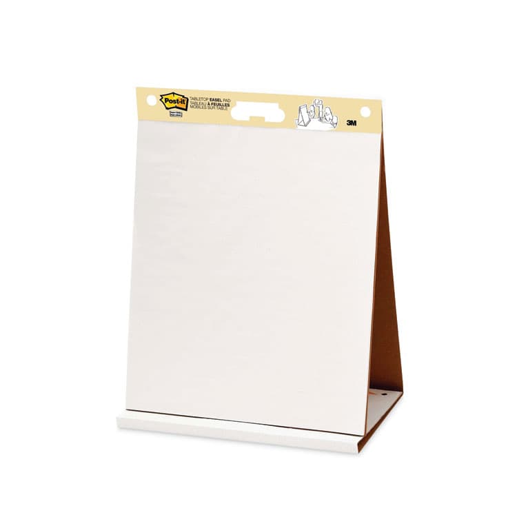 3M/COMMERCIAL TAPE DIV. Original Tabletop Easel Pad with Self-Stick Sheets, Unruled, (20) White 20 x 23 Sheets (MMM563R)