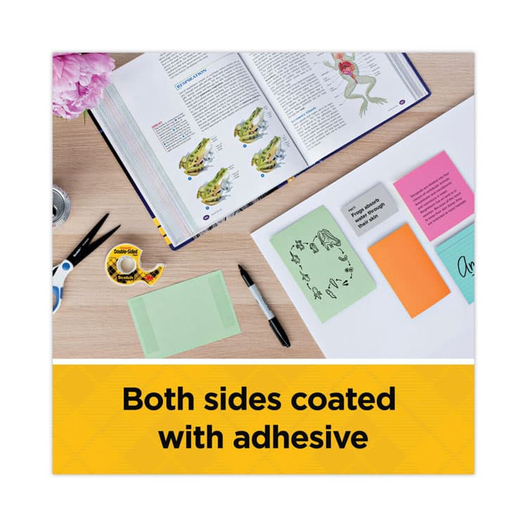 3M/COMMERCIAL TAPE DIV. Double-Sided Removable Tape in Handheld Dispenser, 1" Core, 0.75" x 33.33 ft, Clear (MMM667) thumbnail 2