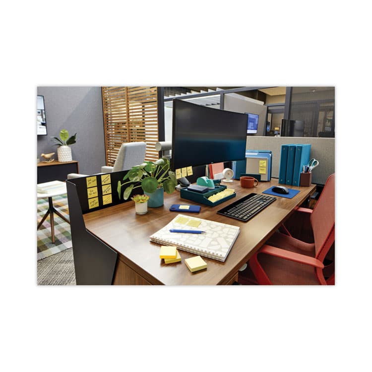 3M/COMMERCIAL TAPE DIV. Pads in Canary Yellow, 1.88" x 1.88", 90 Sheets/Pad, 10 Pads/Pack (MMM62210SSCY) thumbnail 3