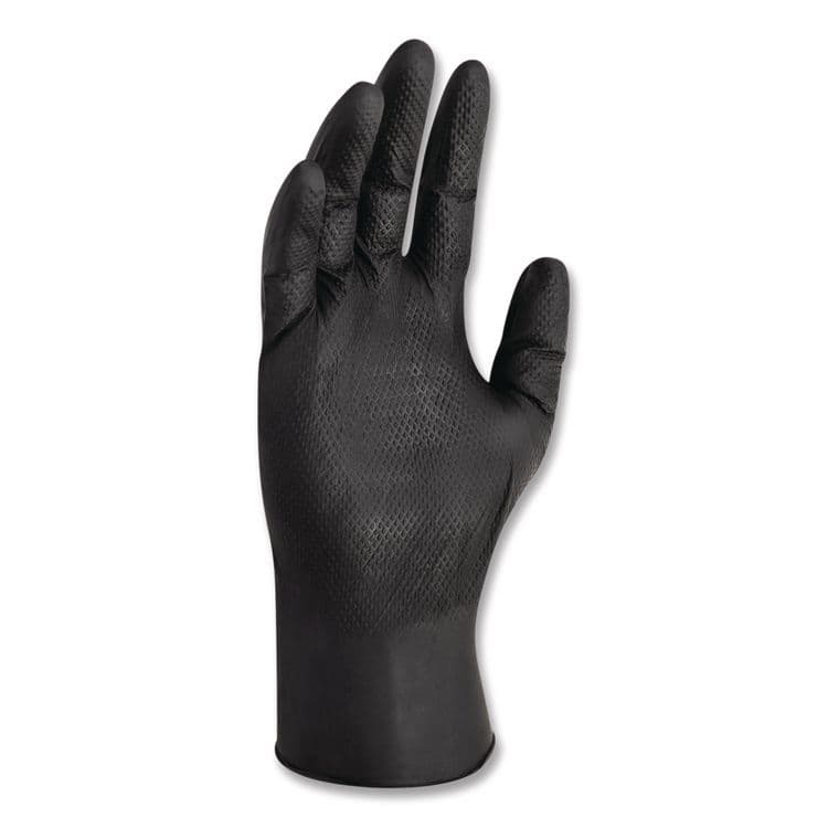 KIMBERLY CLARK G10 Kraken Grip Nitrile Gloves, Small, 6 mil Thick, 9.5" Long, Black, 100/Box, 10 Boxes/Carton (ANS49275) thumbnail 2