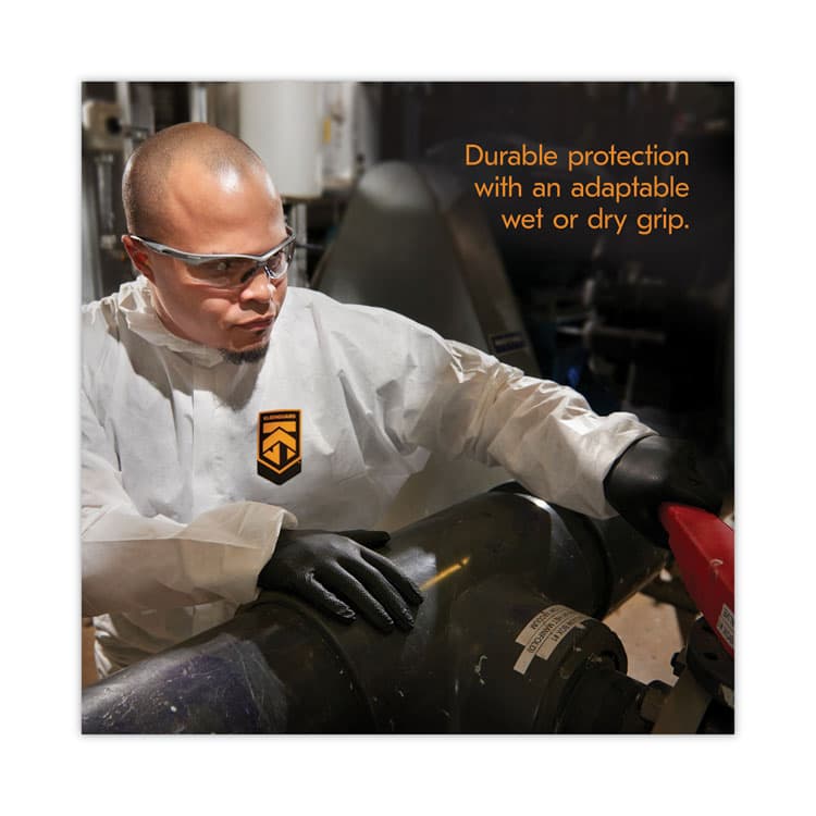 KIMBERLY CLARK G10 Kraken Grip Nitrile Gloves, Powder-Free, X-Large, 6 mil Thick, 9.5" Long, Black, 90/Box, 10 Boxes/Carton (ANS49278) thumbnail 4